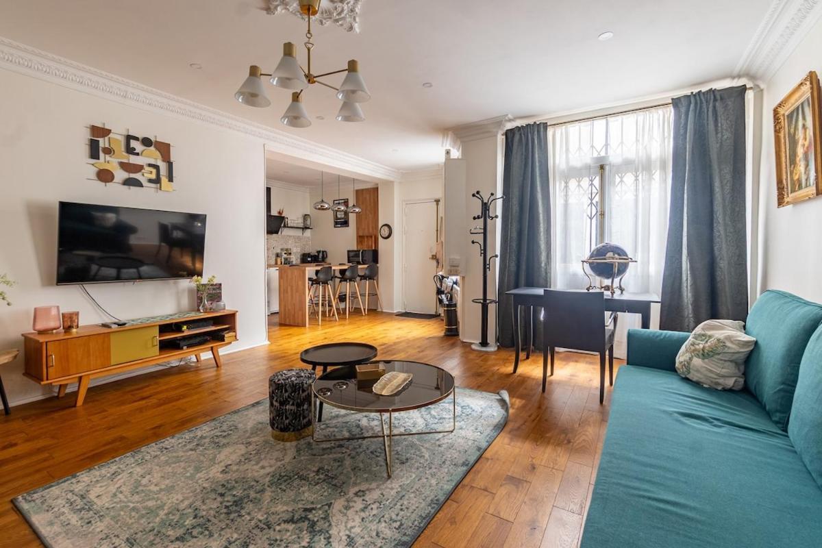 Appartement 2 Etages Paris - Metro 9 Grands Boulevards - Folies Bergeres Екстериор снимка