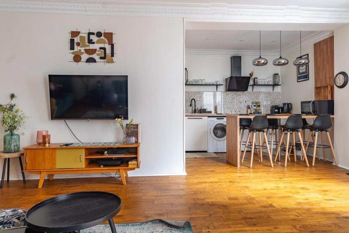 Appartement 2 Etages Paris - Metro 9 Grands Boulevards - Folies Bergeres Екстериор снимка